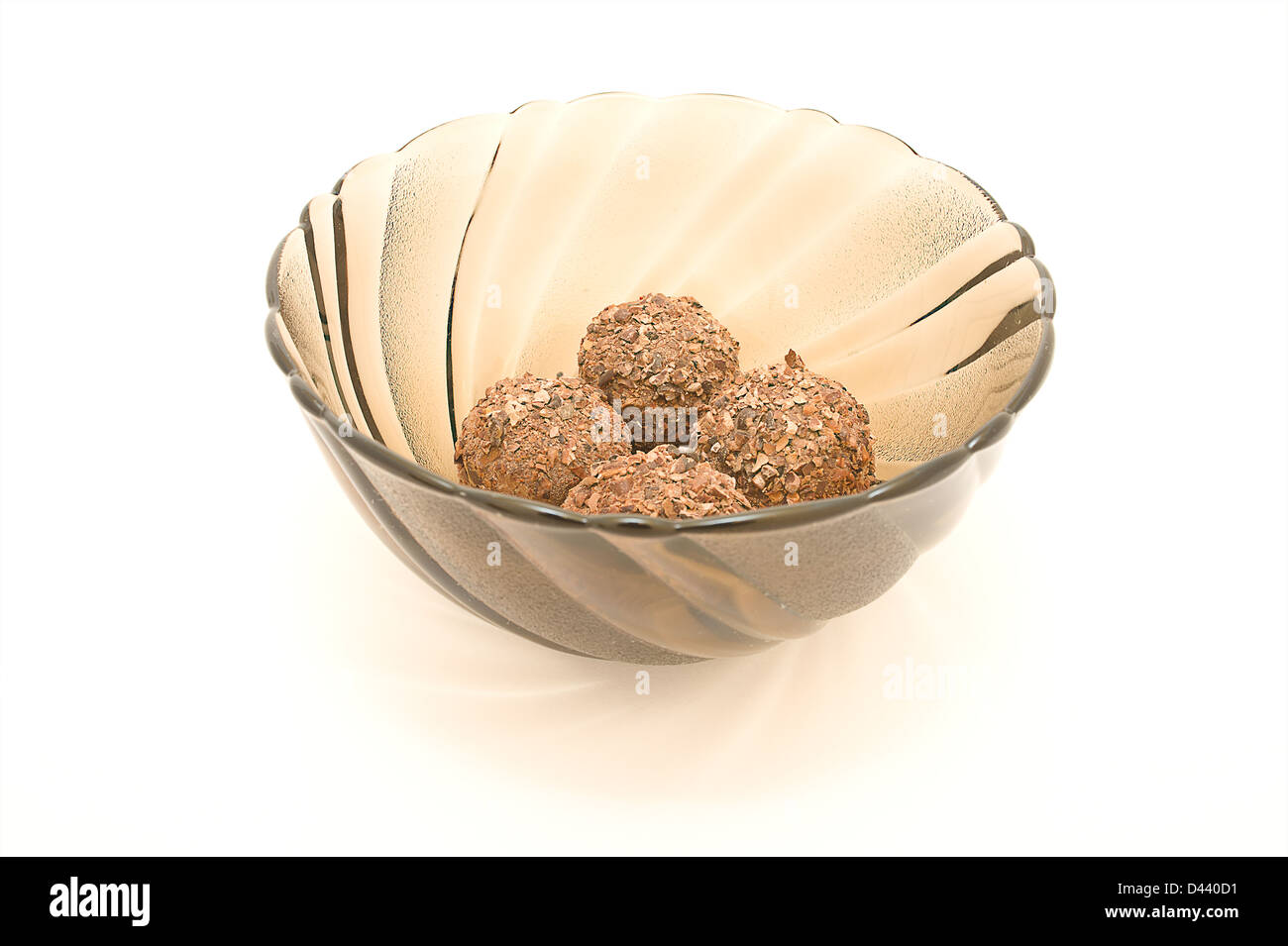 Table vase with sweets Stock Photo Alamy