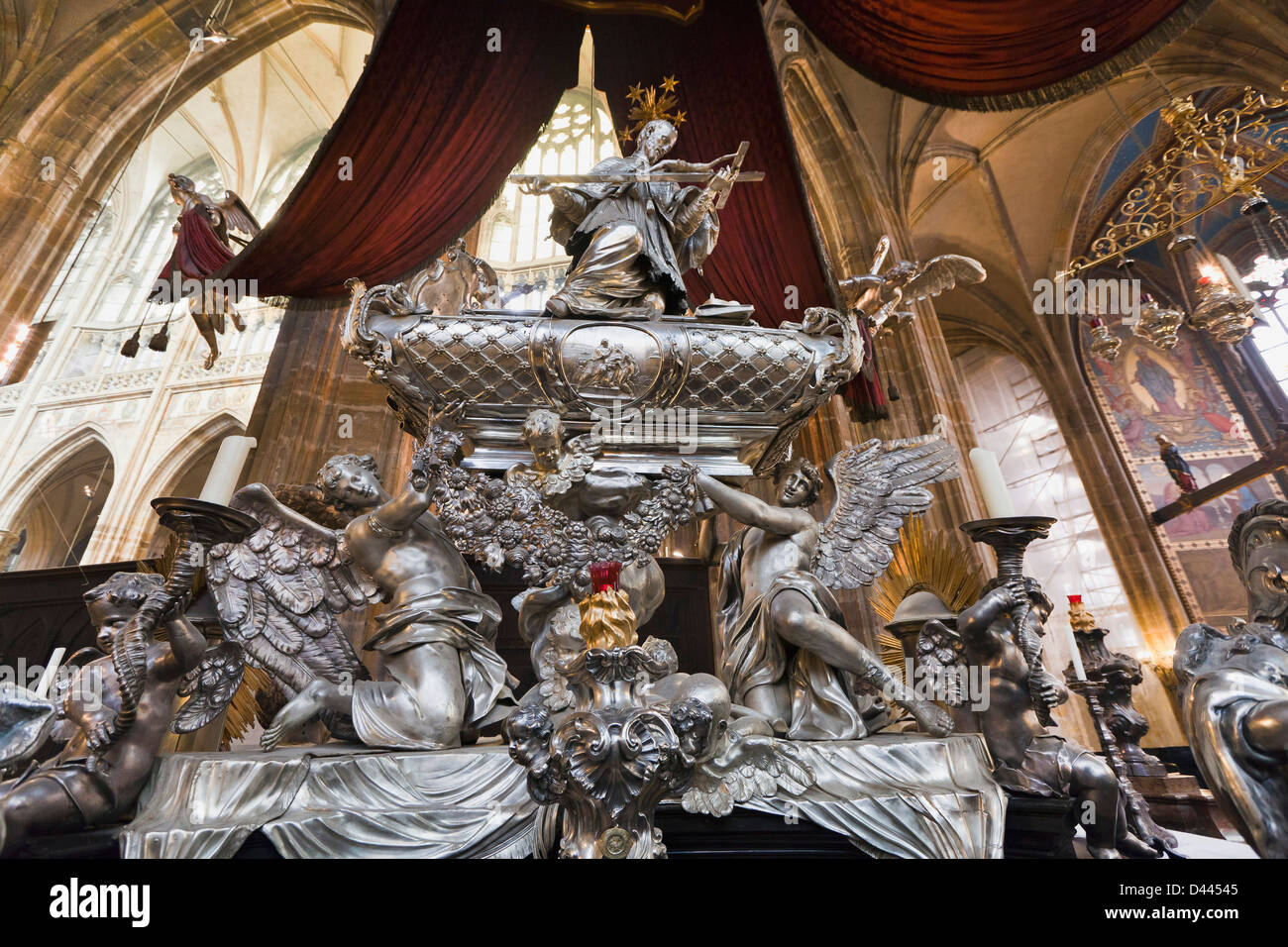 St. Vitus Cathedral, Prague Stock Photo