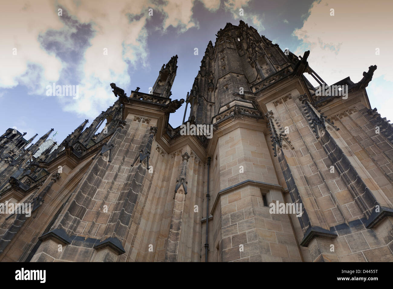 St. Vitus Cathedral, Prague Stock Photo
