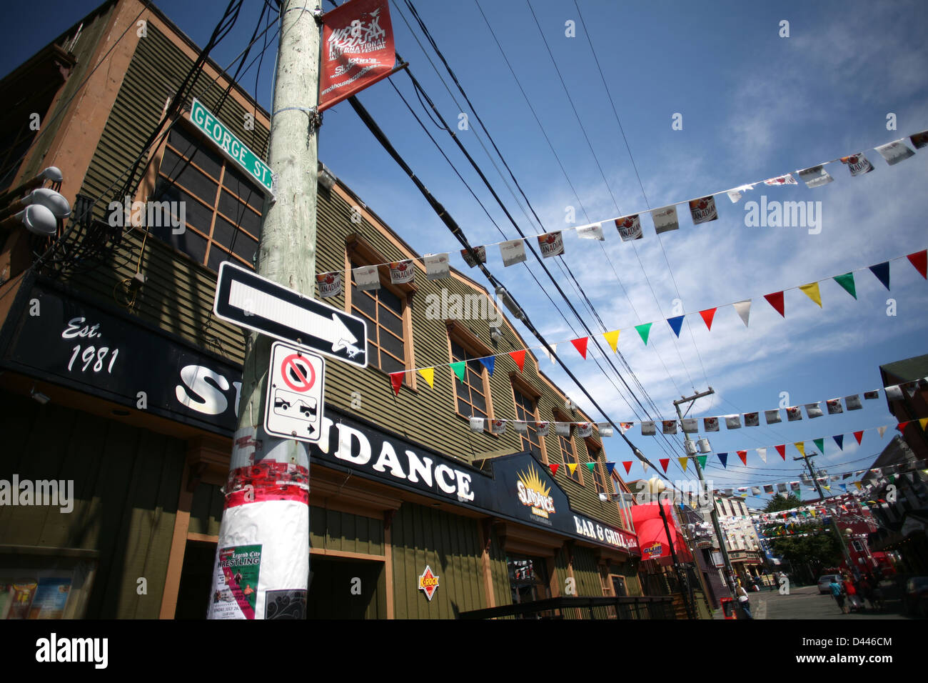 Street which is known for its many bars and pubs in St John's