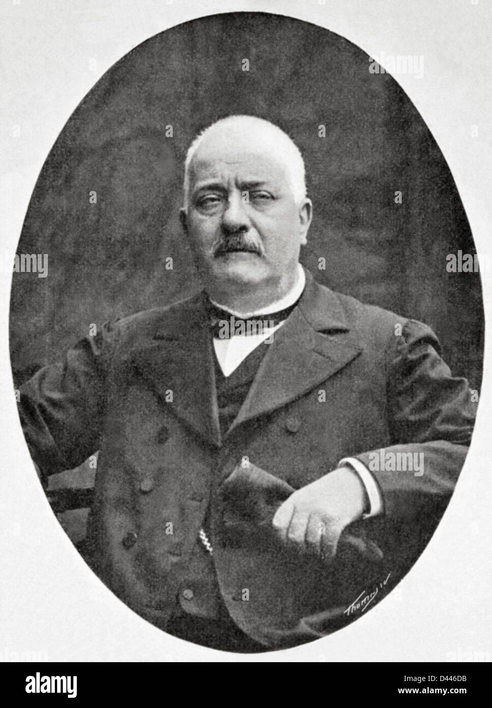Ramon Batlle Ribas (1837-1906). Spanish technical and textile teacher. Stock Photo