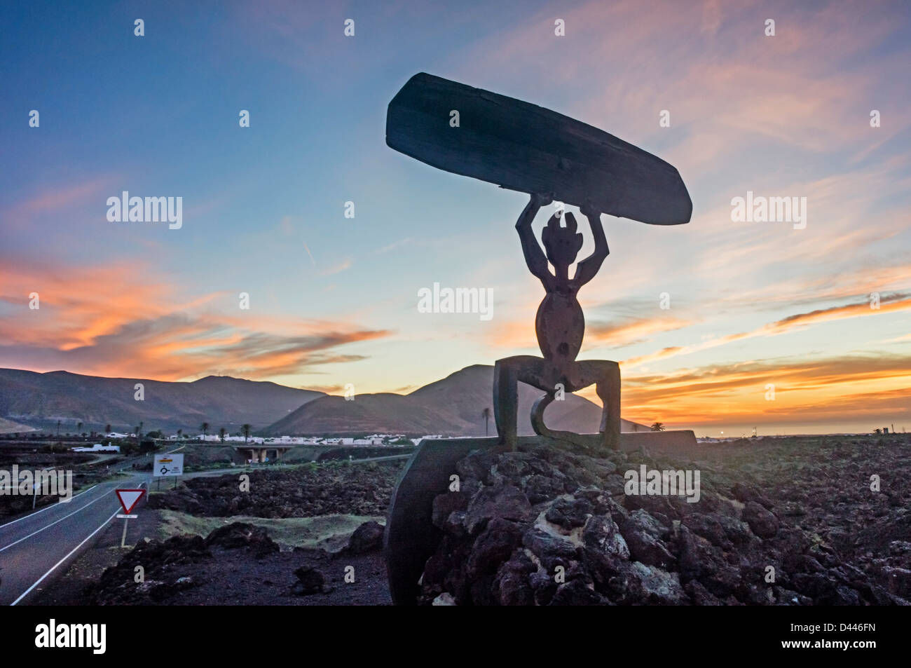 Canary islands lanzarote devil symbol hi-res stock photography and images -  Alamy