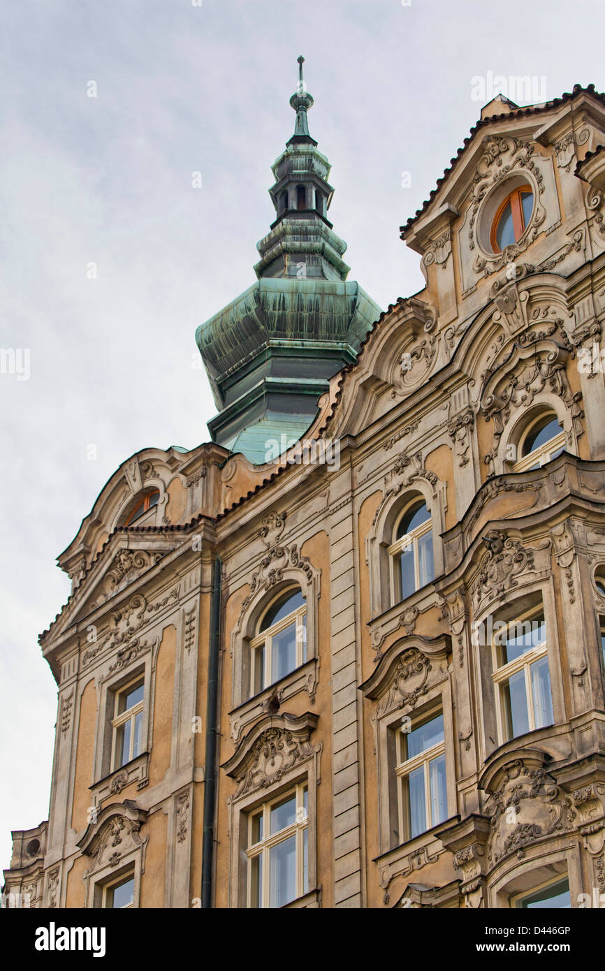 Architecture detail, Prague Stock Photo