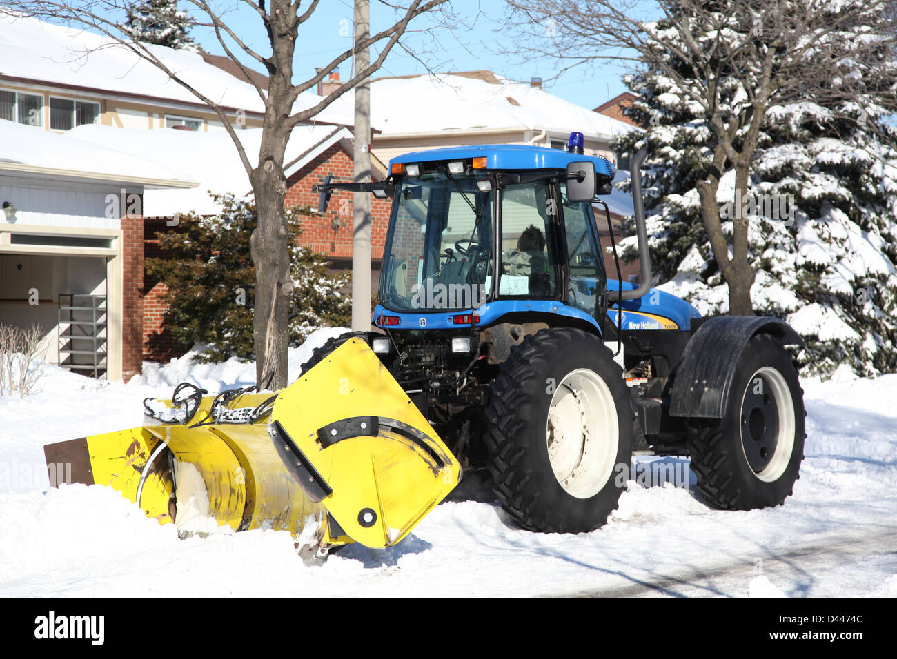 snow removal vehicle Stock Photo Alamy