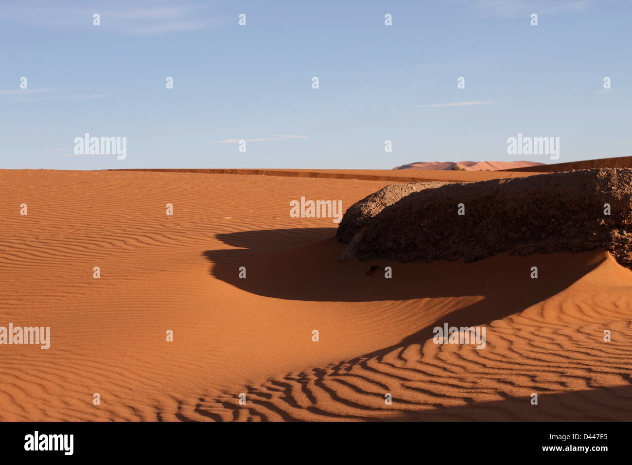 Arid landscape of the Sahara Desert Stock Photo - Alamy