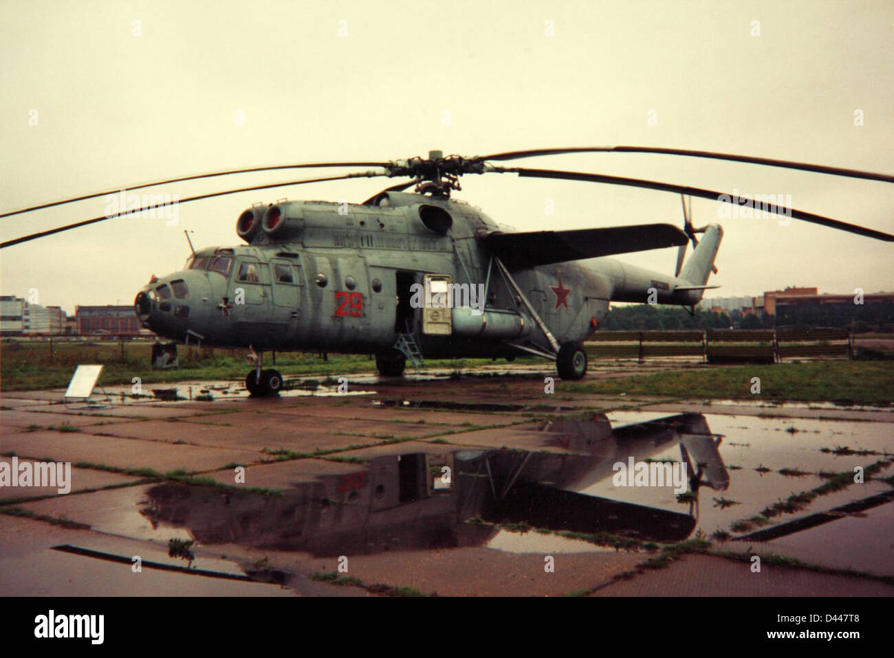 The Mil Mi-6 Hook is a Soviet heavy transport helicopter, while