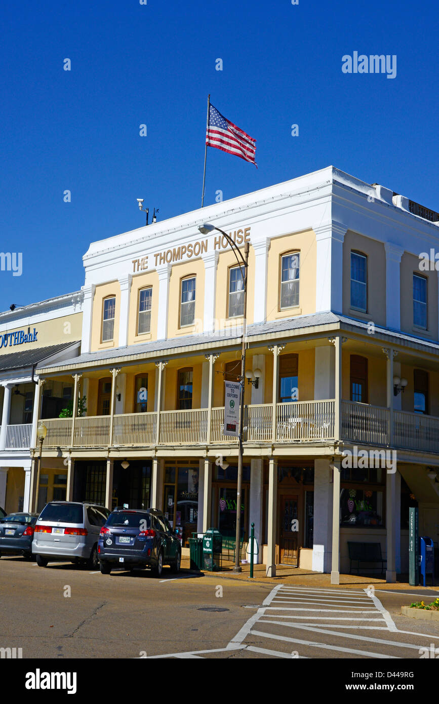 Thompson House Downtown Oxford Mississippi MS USA Stock Photo Alamy
