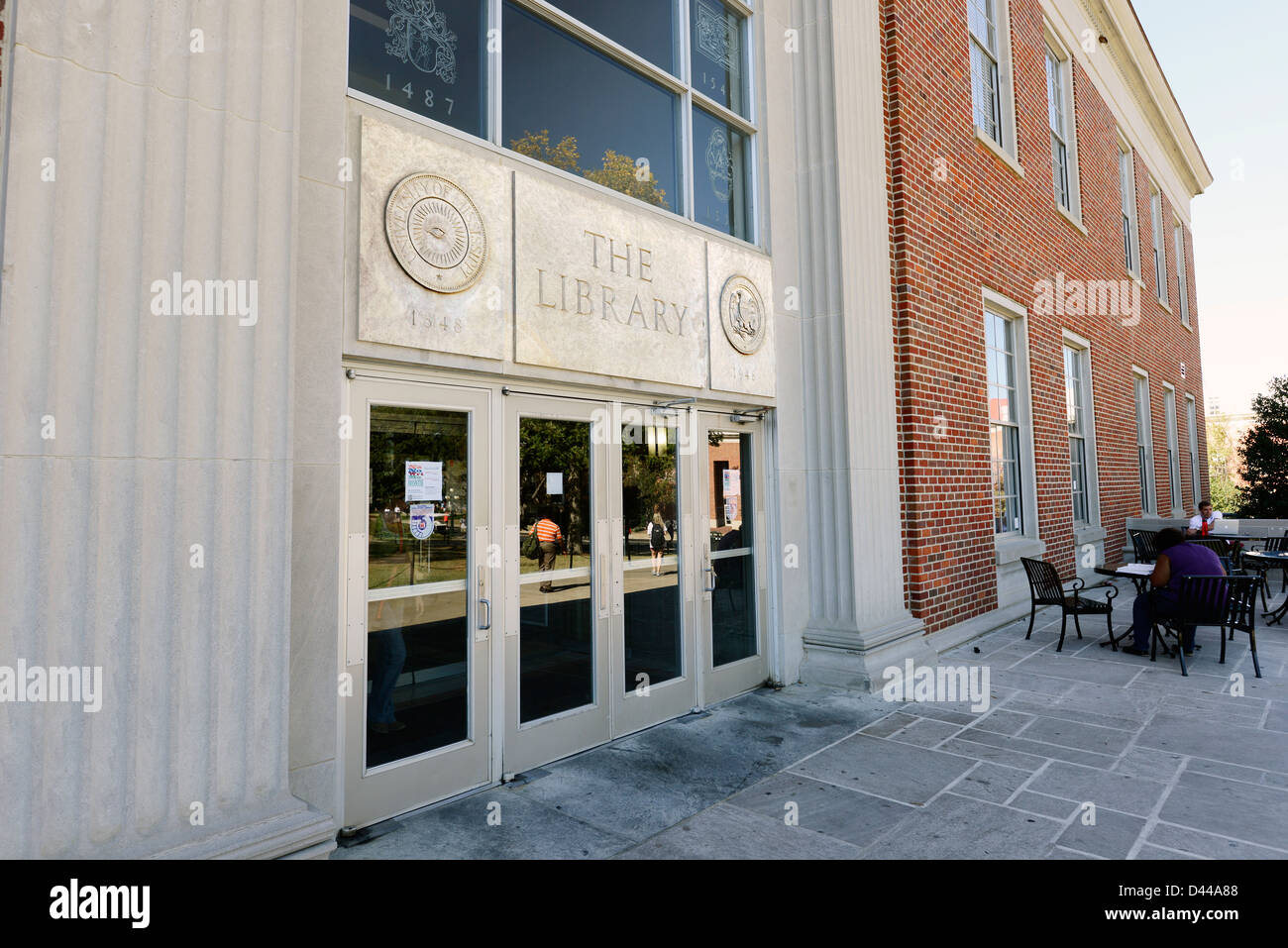 Williams Library Ole Miss Campus University Oxford Mississippi MS Stock