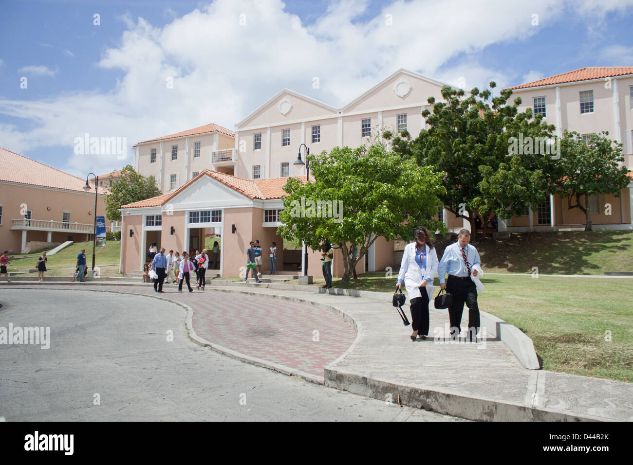 St Georges Medical and Veterinary School, Grenada Stock Photo