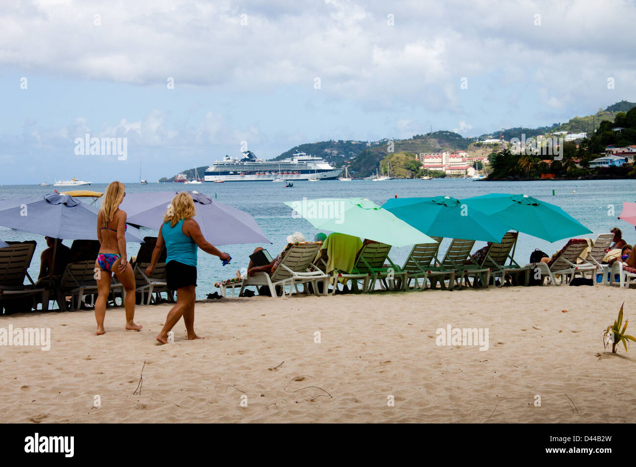 Beach in Grenada Stock Photo