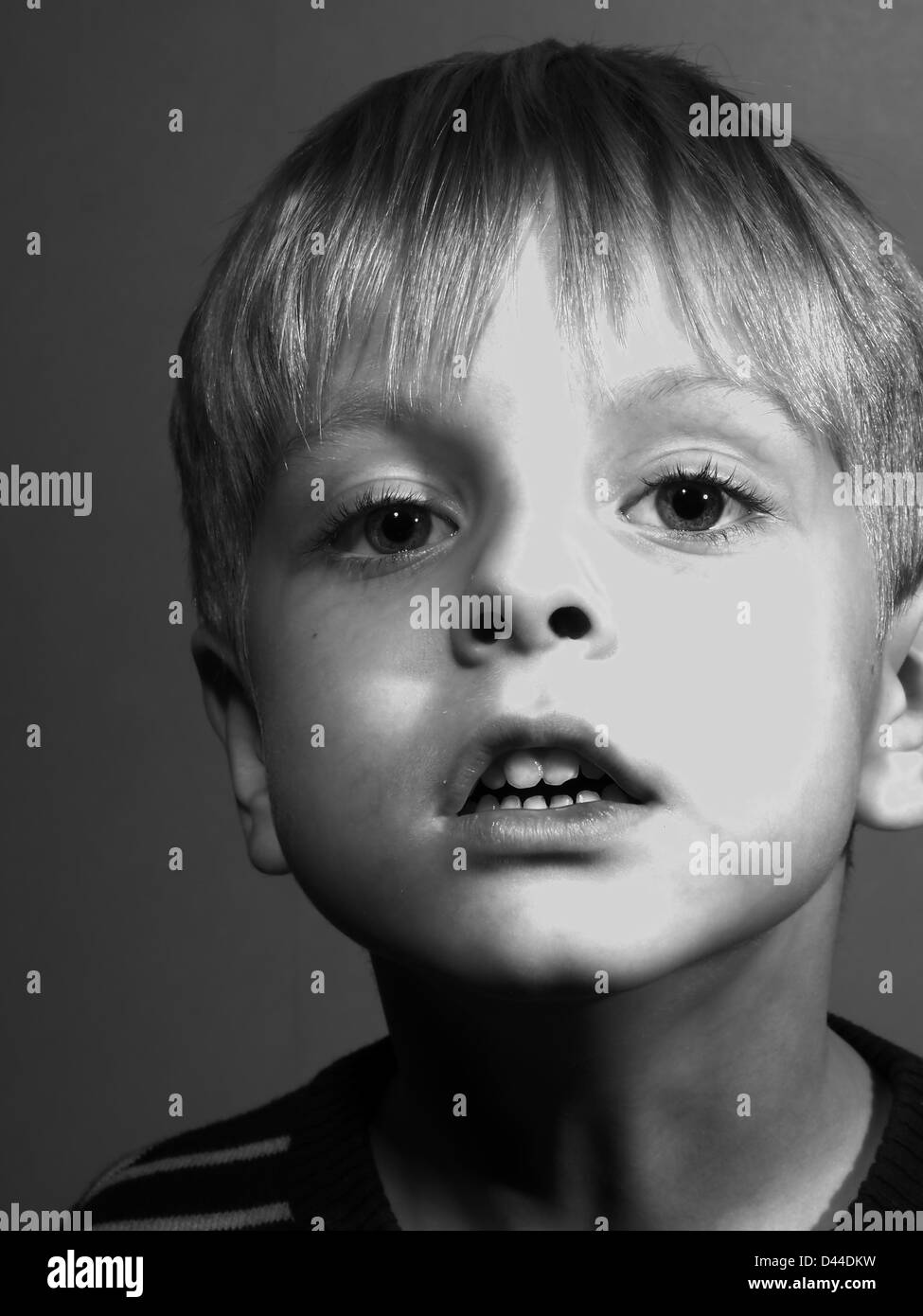 cute little boy, black and white Stock Photo - Alamy