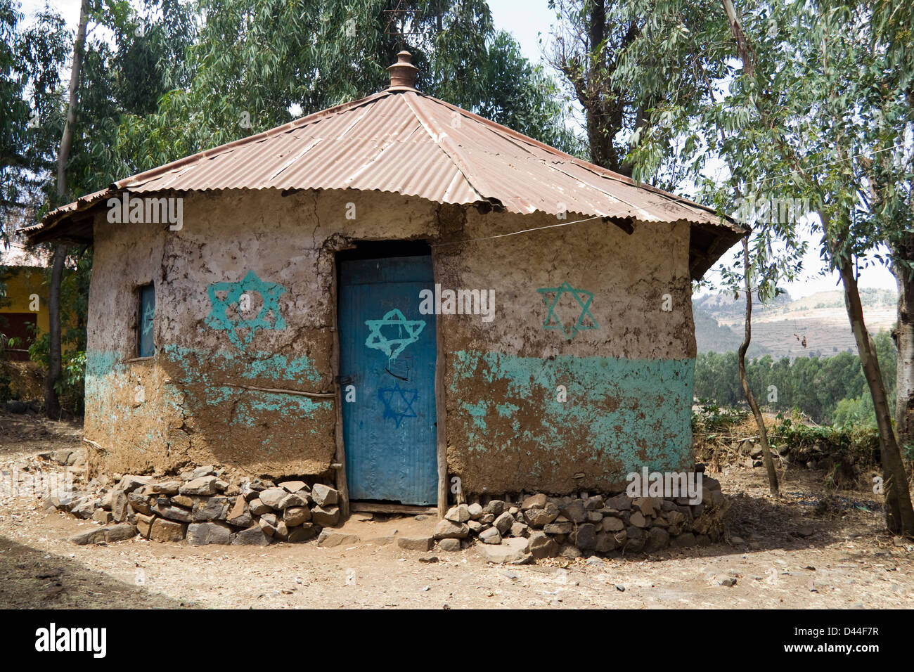 Falash Mura Jewish village Gondar Ethiopia Africa Stock Photo - Alamy