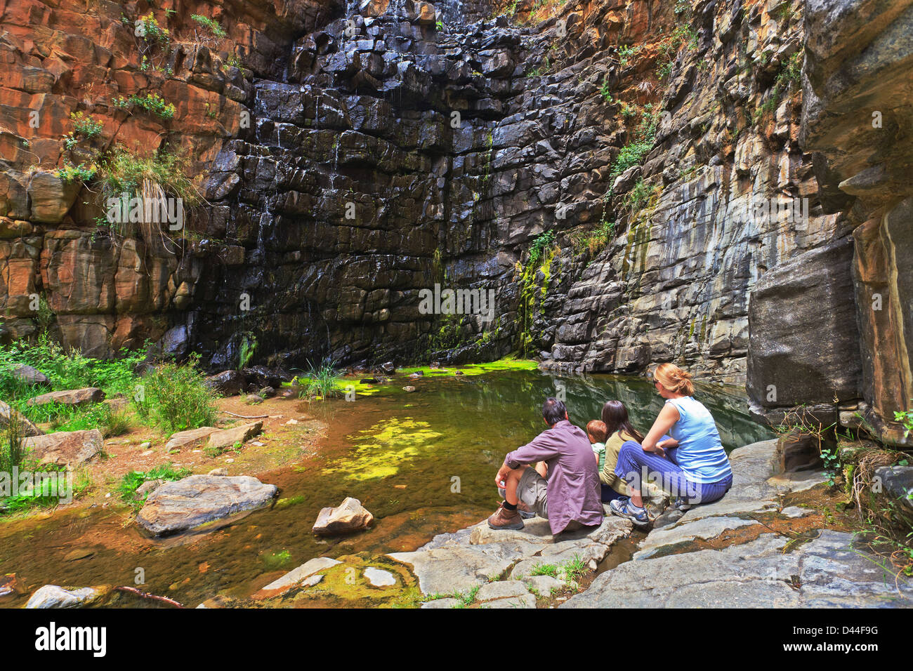 Morialta Falls Mt Lofty Ranges South Australia Adelaide Hills Stock Photo