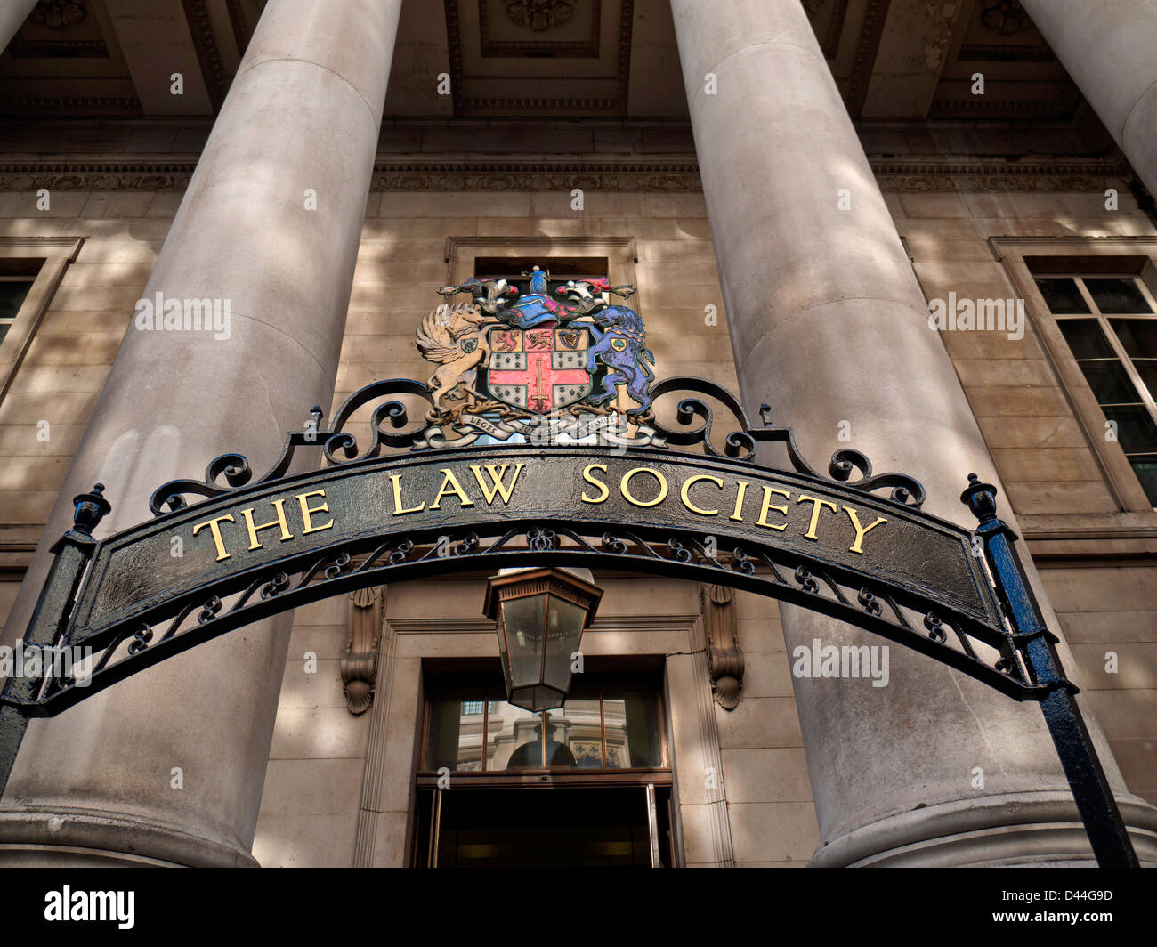 Exterior view of The Law Society building entrance Holborn London UK Stock Photo