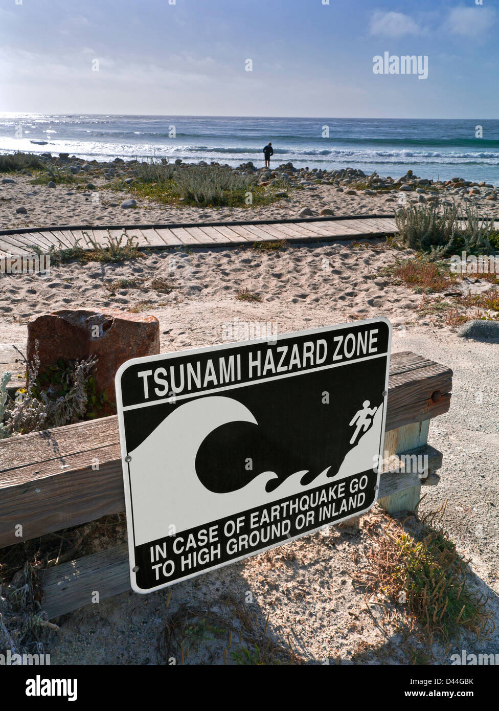 Tsunami warning california hazard zones