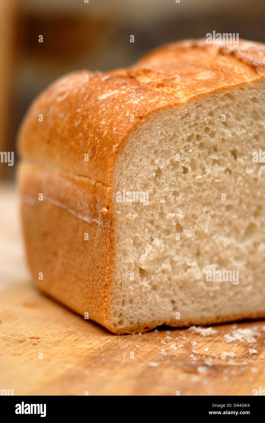 Fresh white bread Stock Photo Alamy