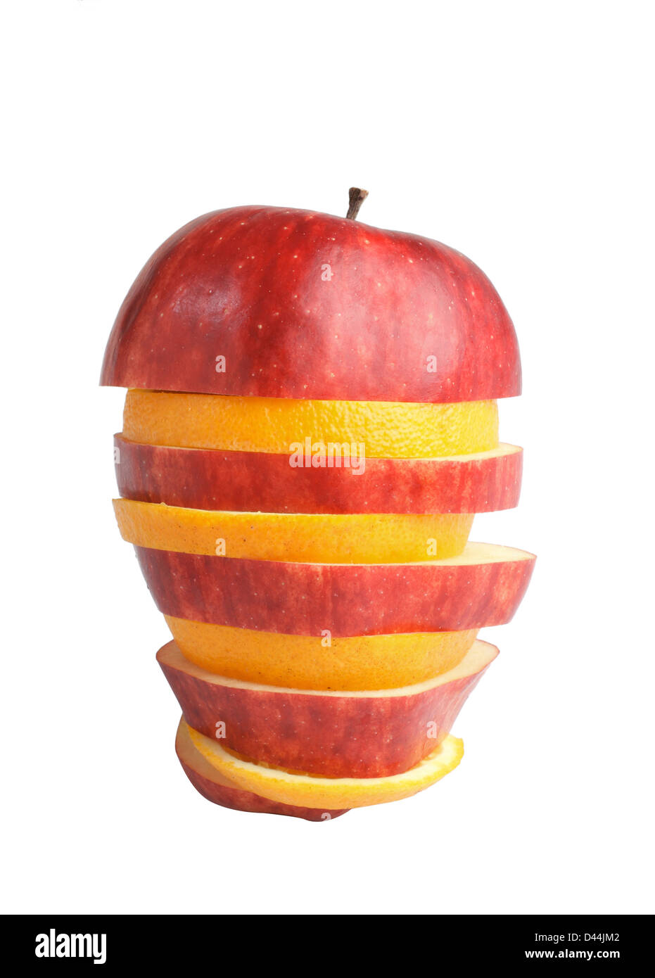 Apple and orange are better for health image display as conceptual art ...