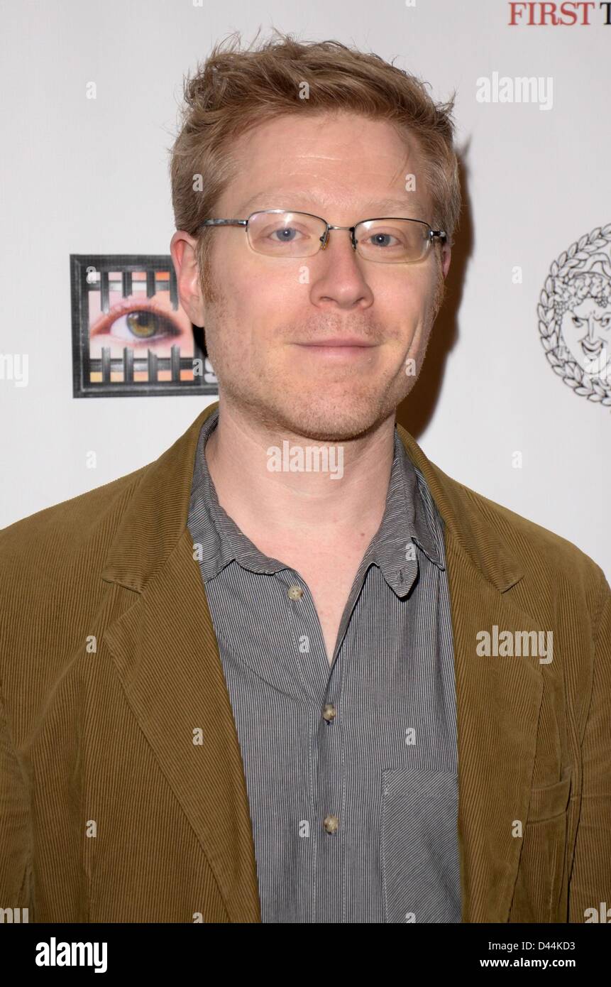 Anthony Rapp at arrivals for First Time Fest Closing Night Awards, The Players Club, New York, NY March 4, 2013. Photo By: Eric Reichbaum/Everett Collection Stock Photo
