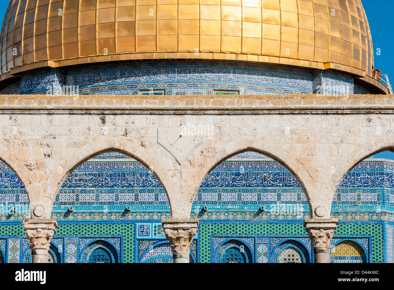 Temple Mount Jerusalem Israel Closeup Of The Dome Of The Rock Temple Mount Jerusalem Israel Closeup Of The Dome Of The Rock
