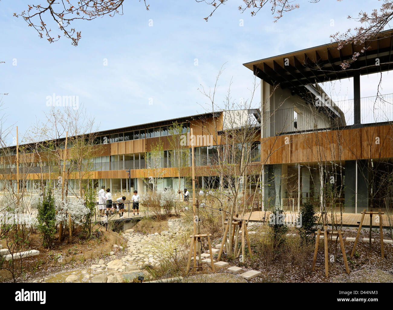 Teikyo University Elementary School, Tokyo, Japan. Architect Kengo