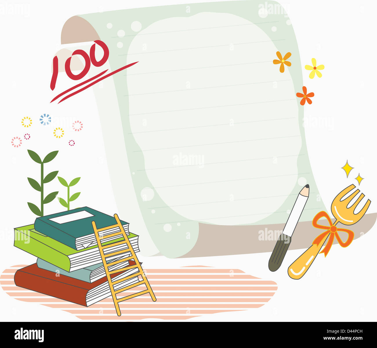 memo template design with full marks Stock Photo Alamy