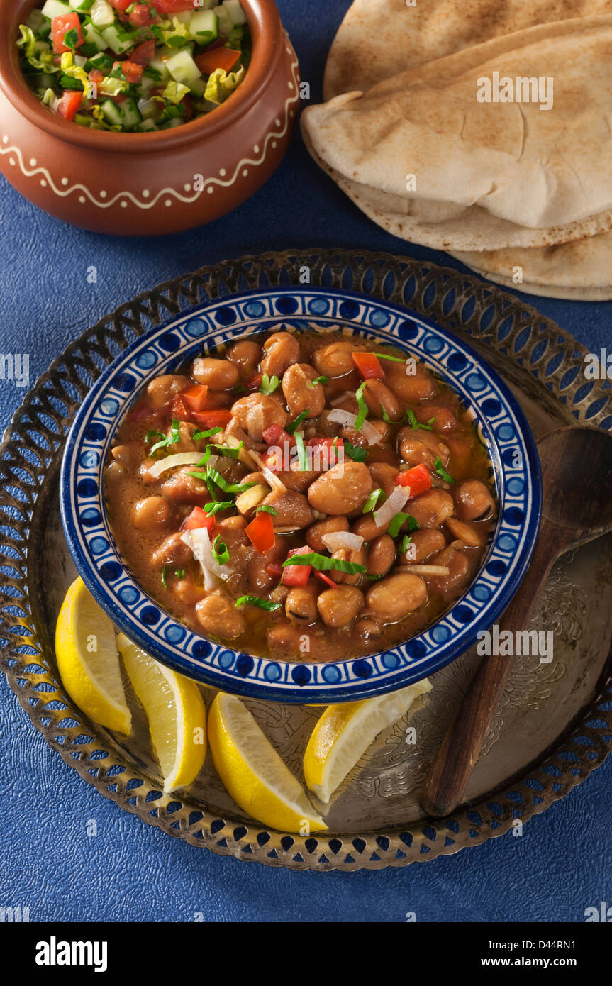 Ful medames Fava bean dish Middle East Stock Photo