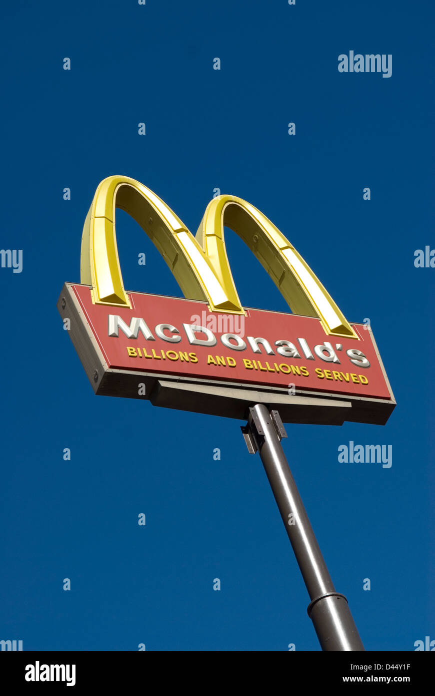 McDonalds sign USA. Stock Photo