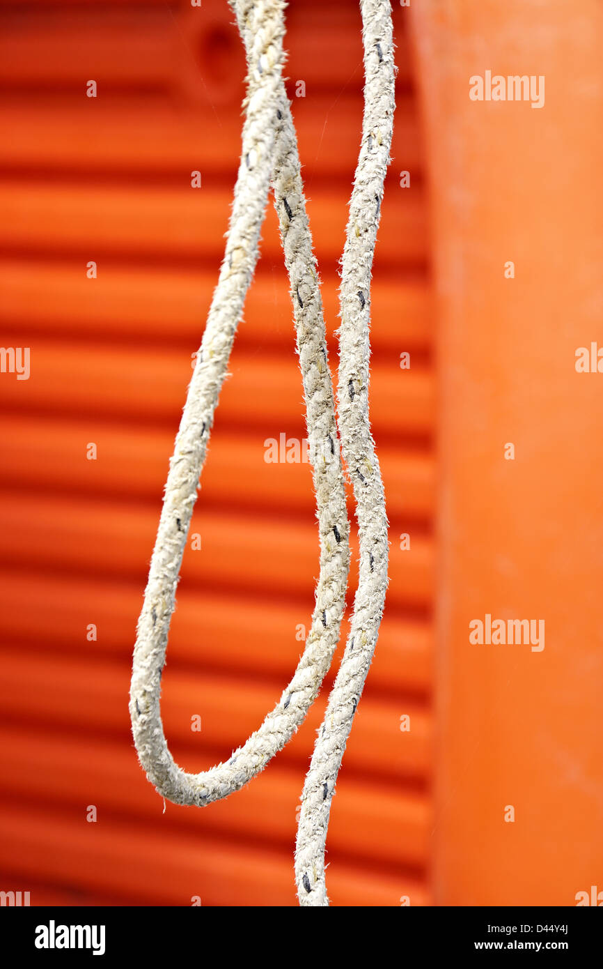 Dangling Red Rope Orange shutters hi-res stock photography and images - Alamy