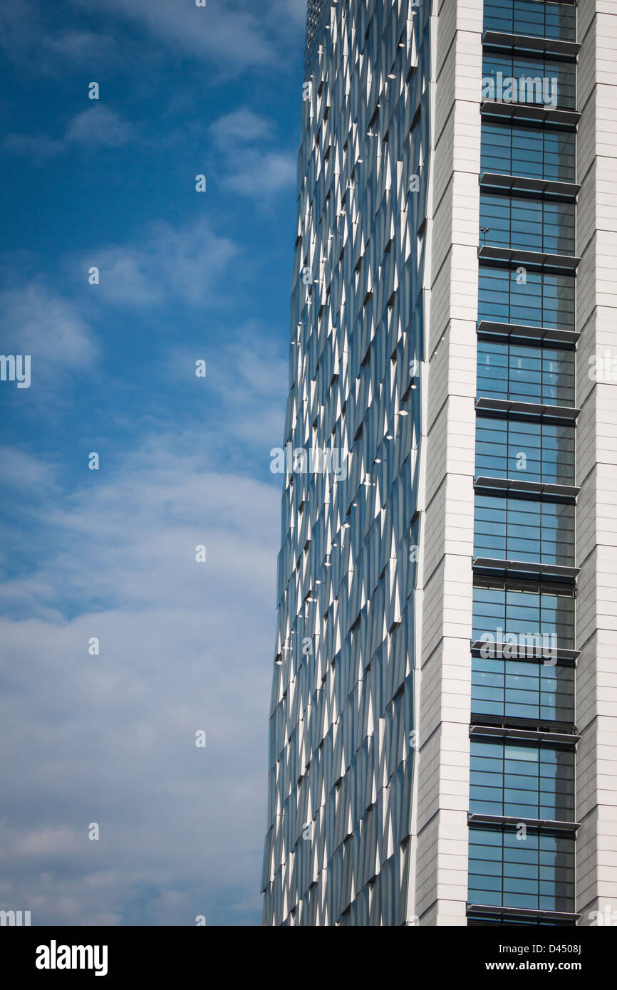 Detail of a modern building against the sky Stock Photo - Alamy