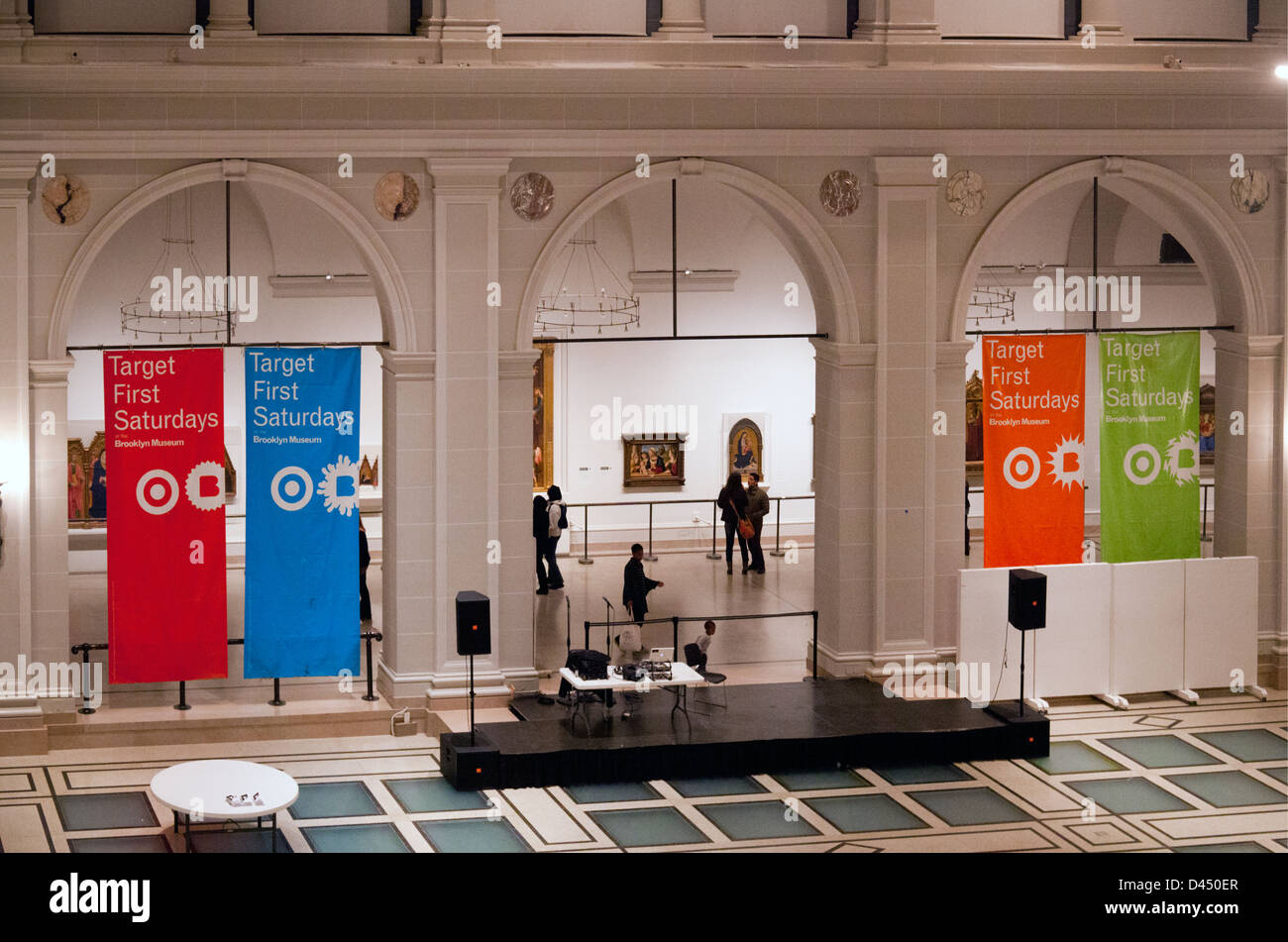 Brooklyn Museum Target first Saturday night Stock Photo Alamy