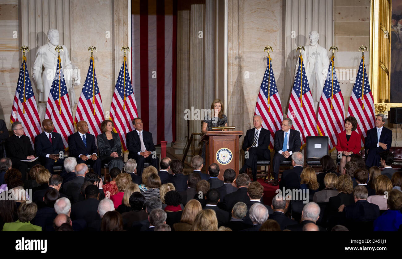 50th anniversary of the inauguration of John F. Kennedy (201101200006HQ) Stock Photo