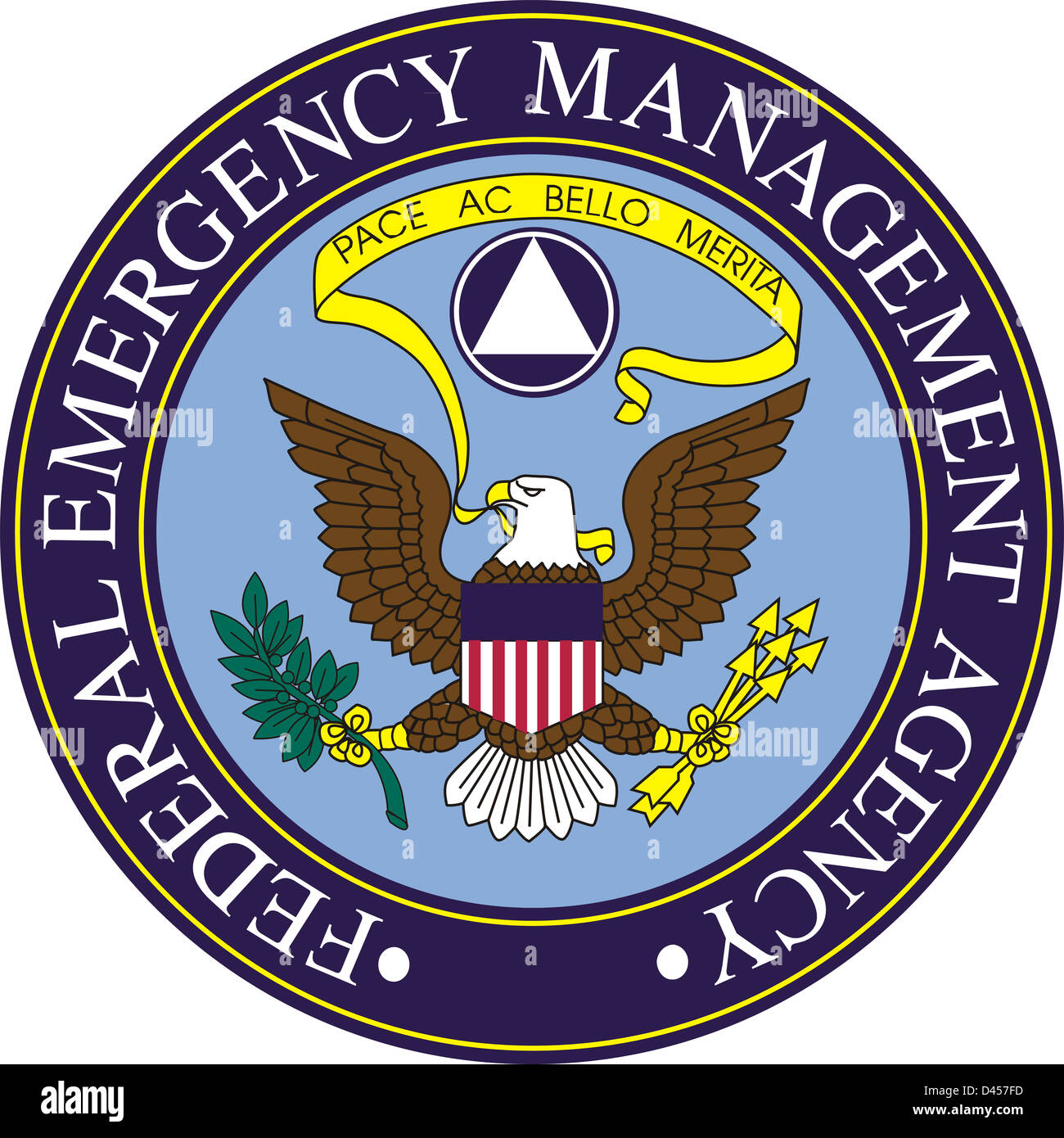 United States Federal Emergency Management Agency seal Stock Photo