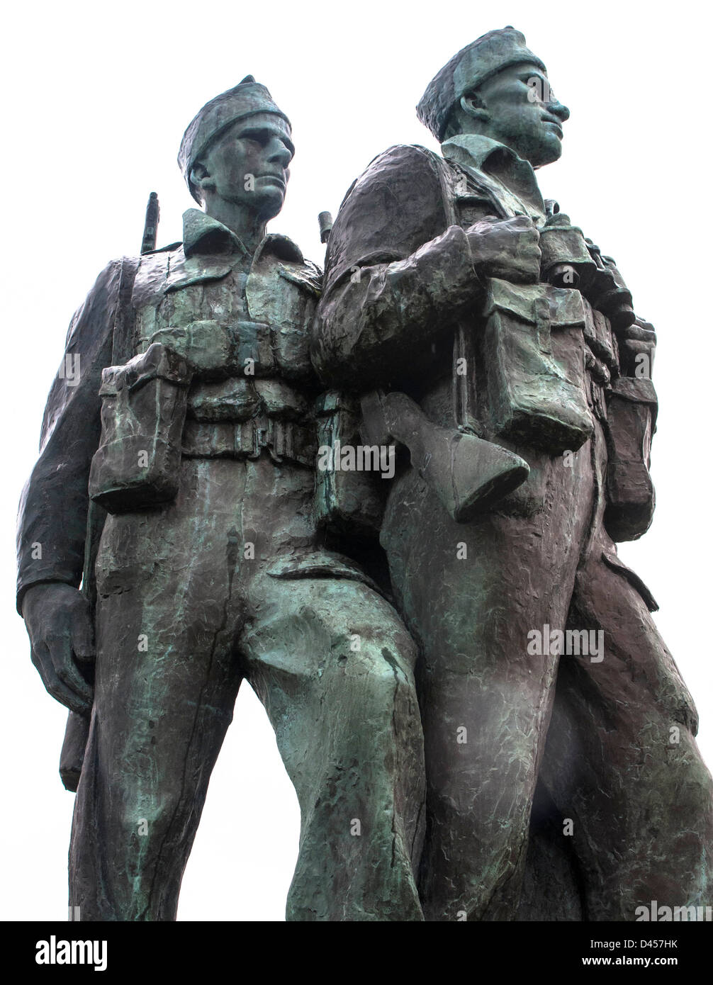 The Commando Memorial, Spean Bridge, Fort William, Scotland Stock Photo