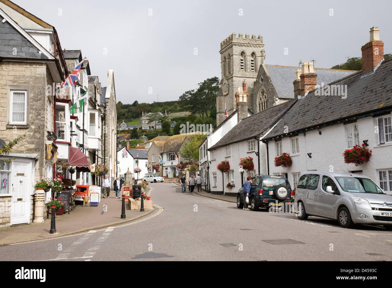 The village of Beer in Devon, England, UK Stock Photo Alamy
