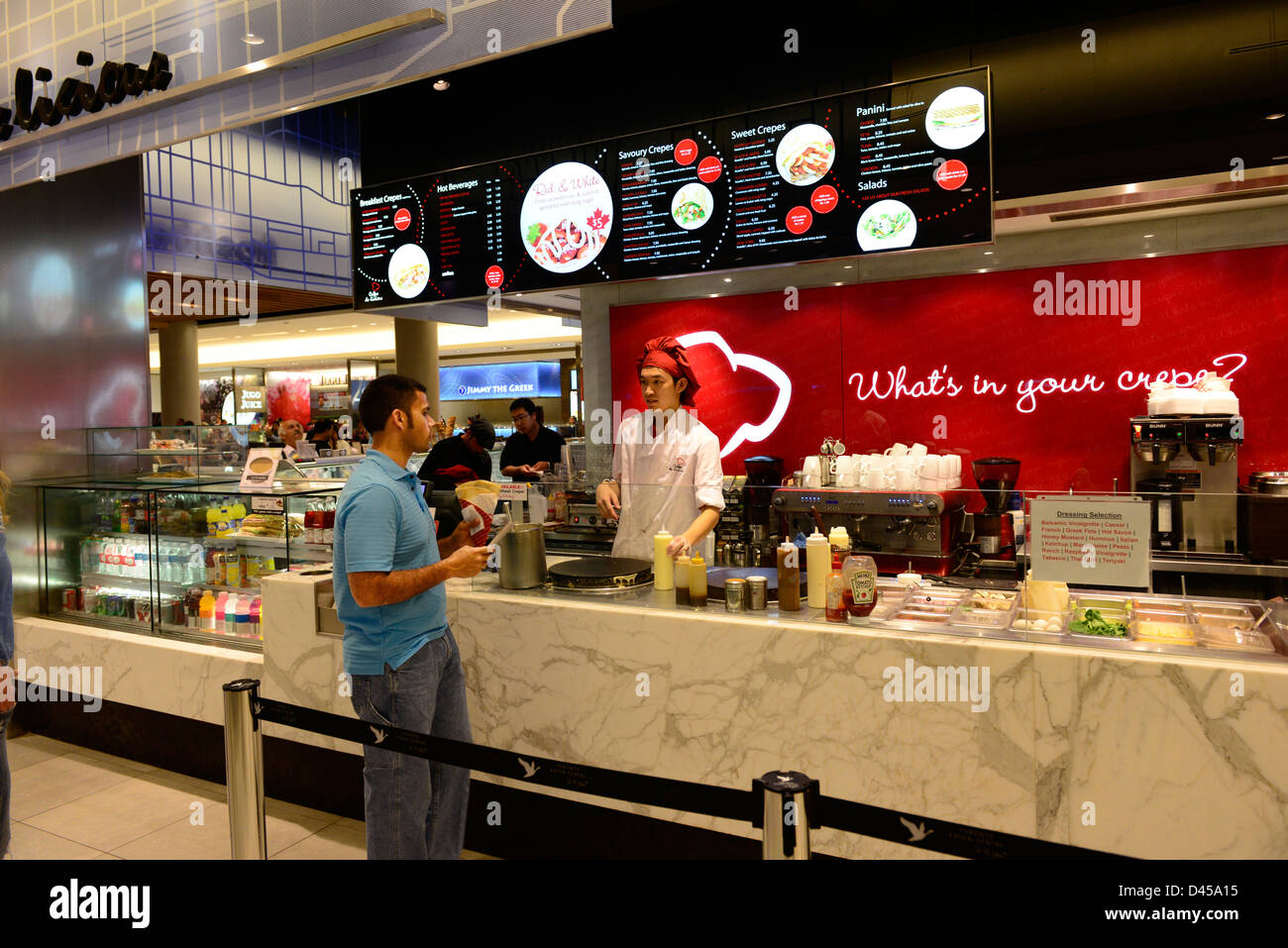 Food Court restaurants fast food Eaton Center Centre Shopping Mall
