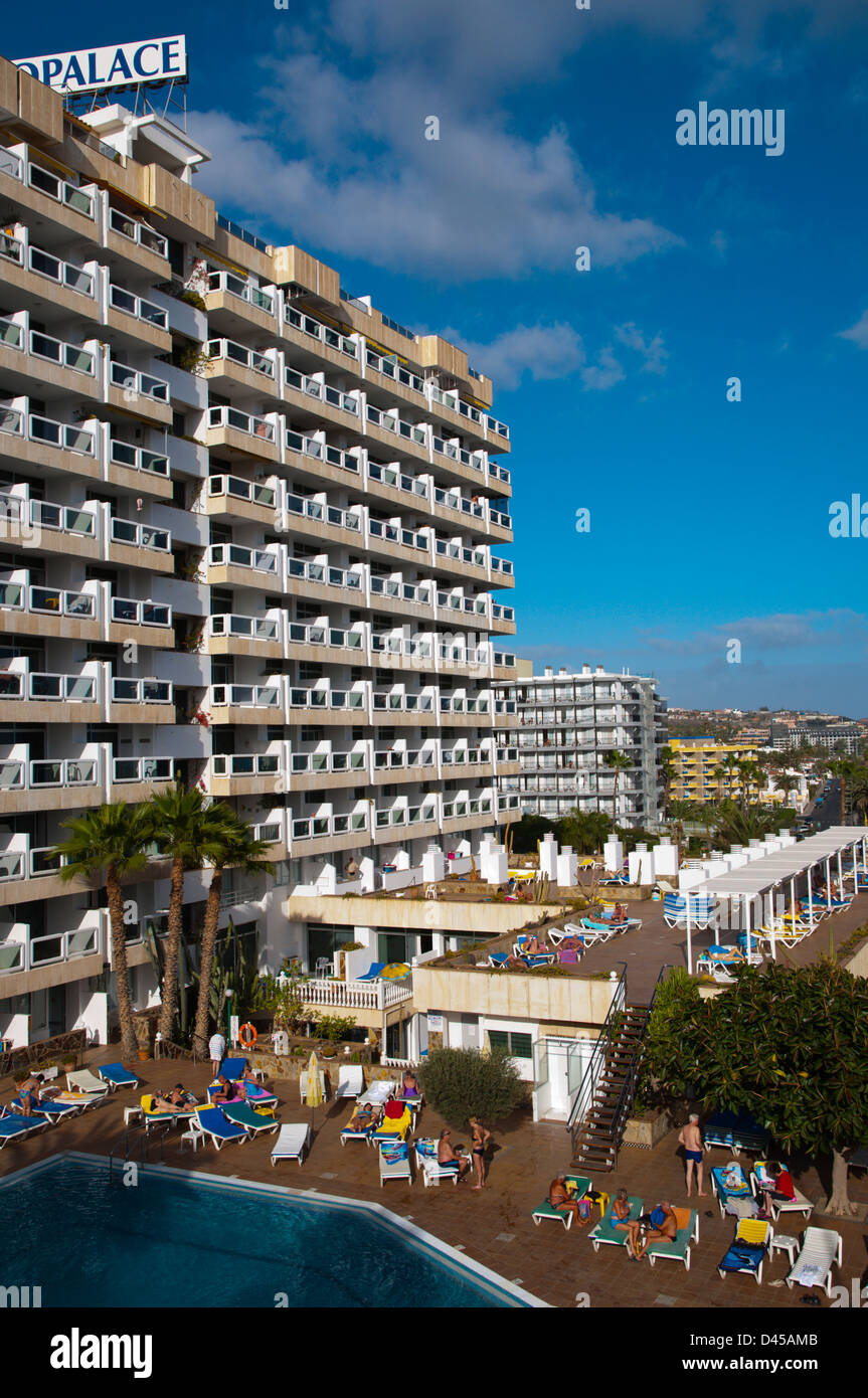 Europalace hotel Playa del Ingles resort Gran Canaria island the Canary  Islands Spain Europe Stock Photo - Alamy