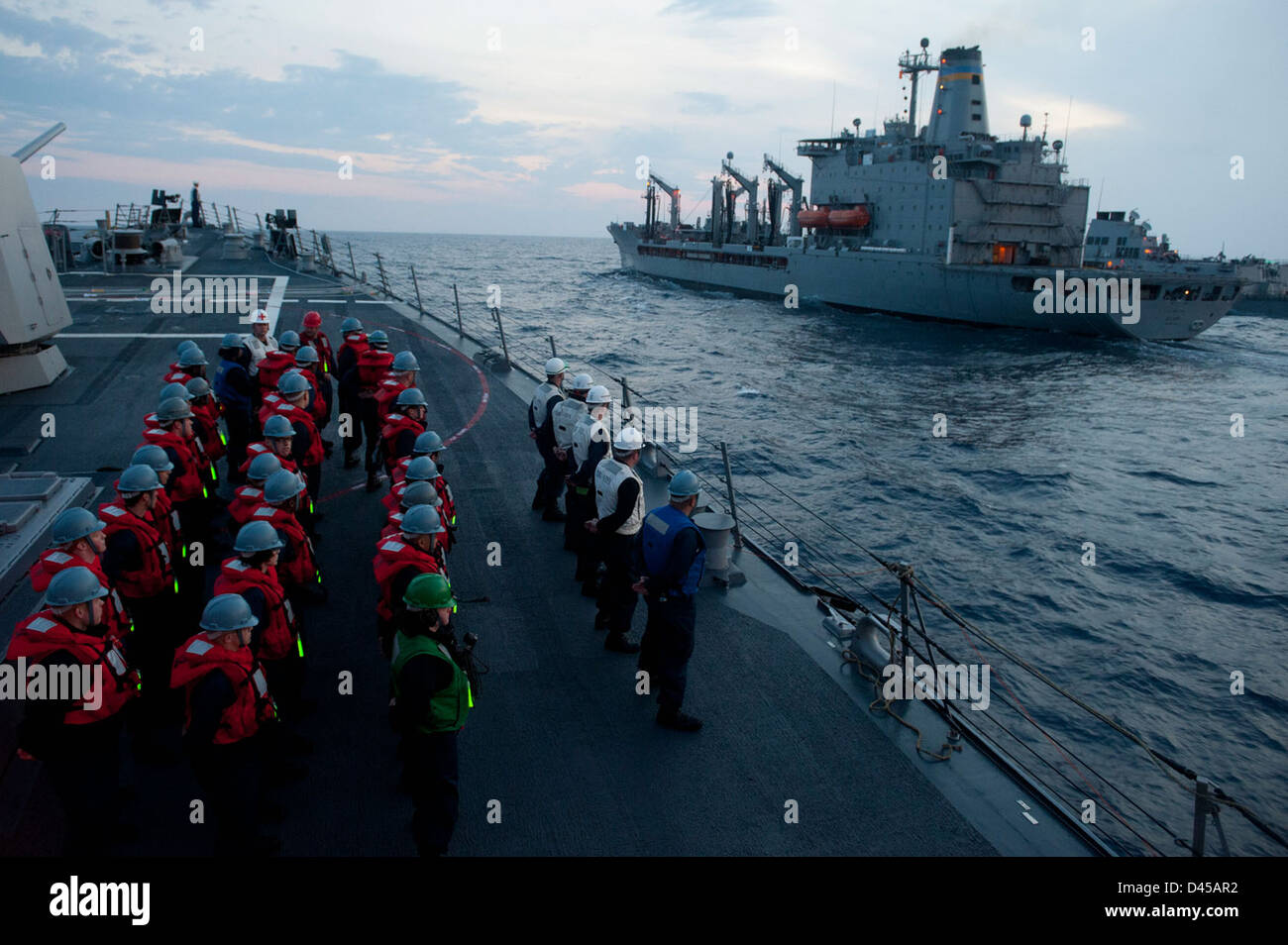 Jason Dunham Stack Sailors aboard the USS Jason Dunham (DDG 109) prepare for an underway ...