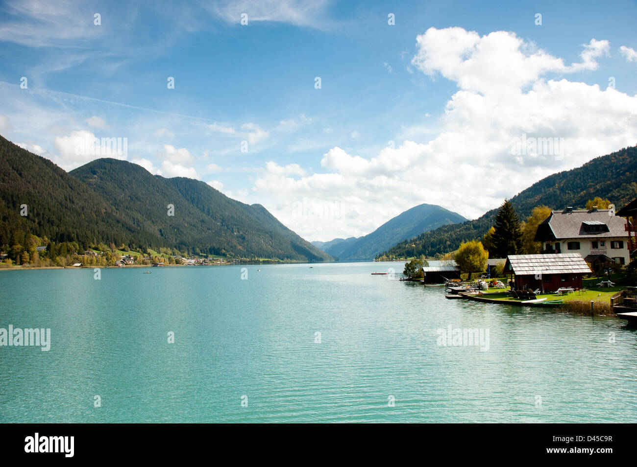 Weissensee, Carinthia, Austria Stock Photo Alamy