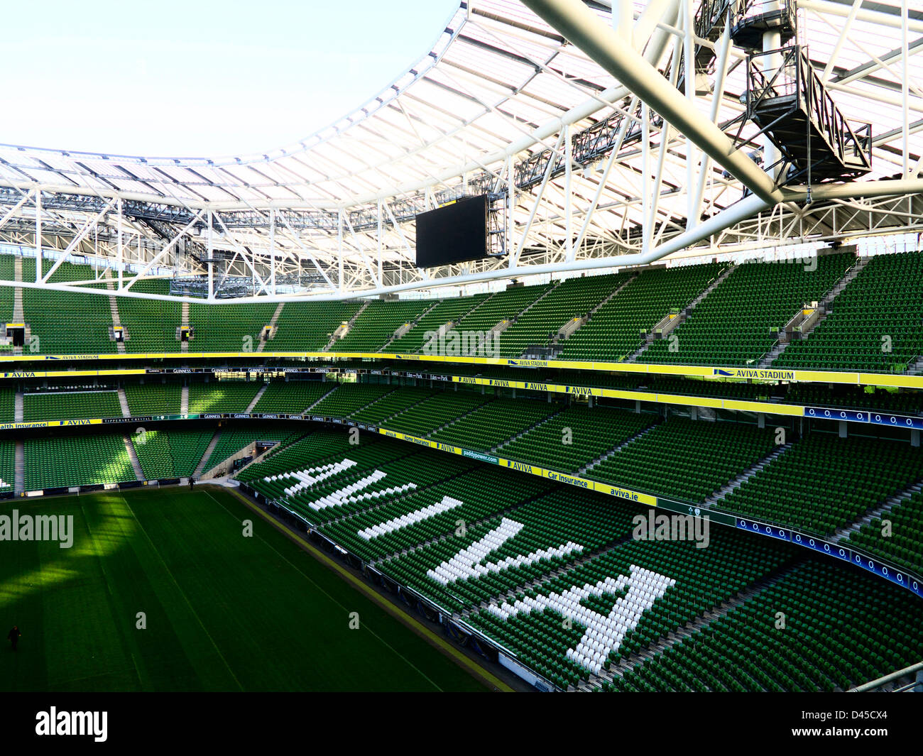 The Aviva Stadium, Lansdowne Road, Dublin, Ireland. The home of Irish Soccer and the FAI and Irish Rugby and the IRFU. Stock Photo
