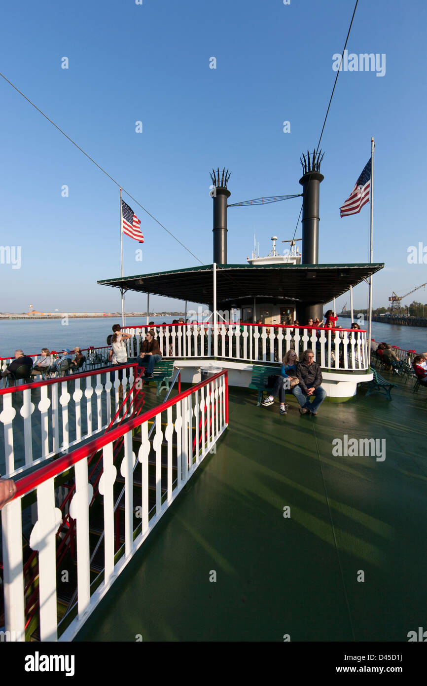 New Orleans Riverboat tour P/S Natchez Stock Photo Alamy