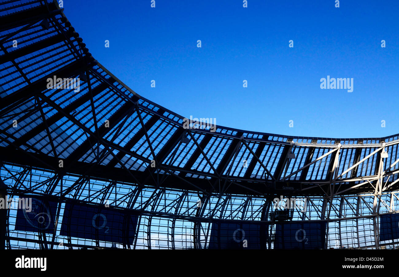 The Aviva Stadium, Lansdowne Road, Dublin, Ireland. The home of Irish Soccer and the FAI and Irish Rugby and the IRFU. Stock Photo