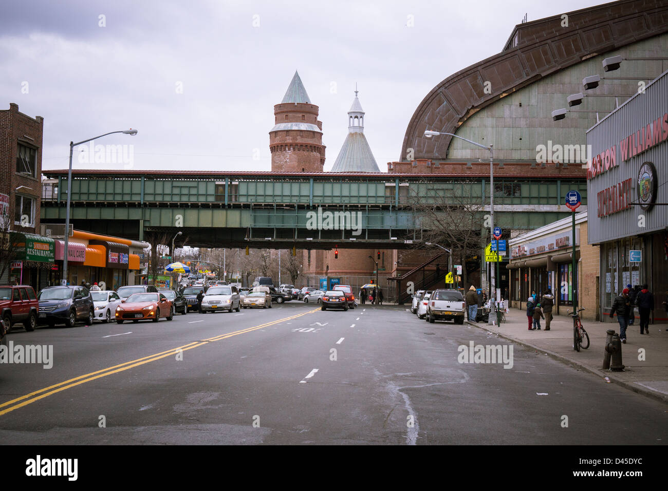 The massive Kingsbridge Armory in Kingsbridge neighborhood of the Bronx