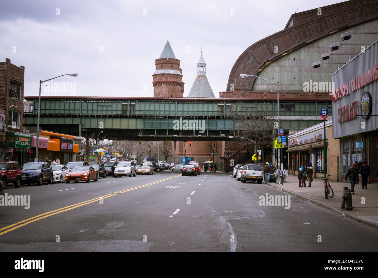 The massive Kingsbridge Armory in Kingsbridge neighborhood of the Bronx in  New York Stock Photo - Alamy