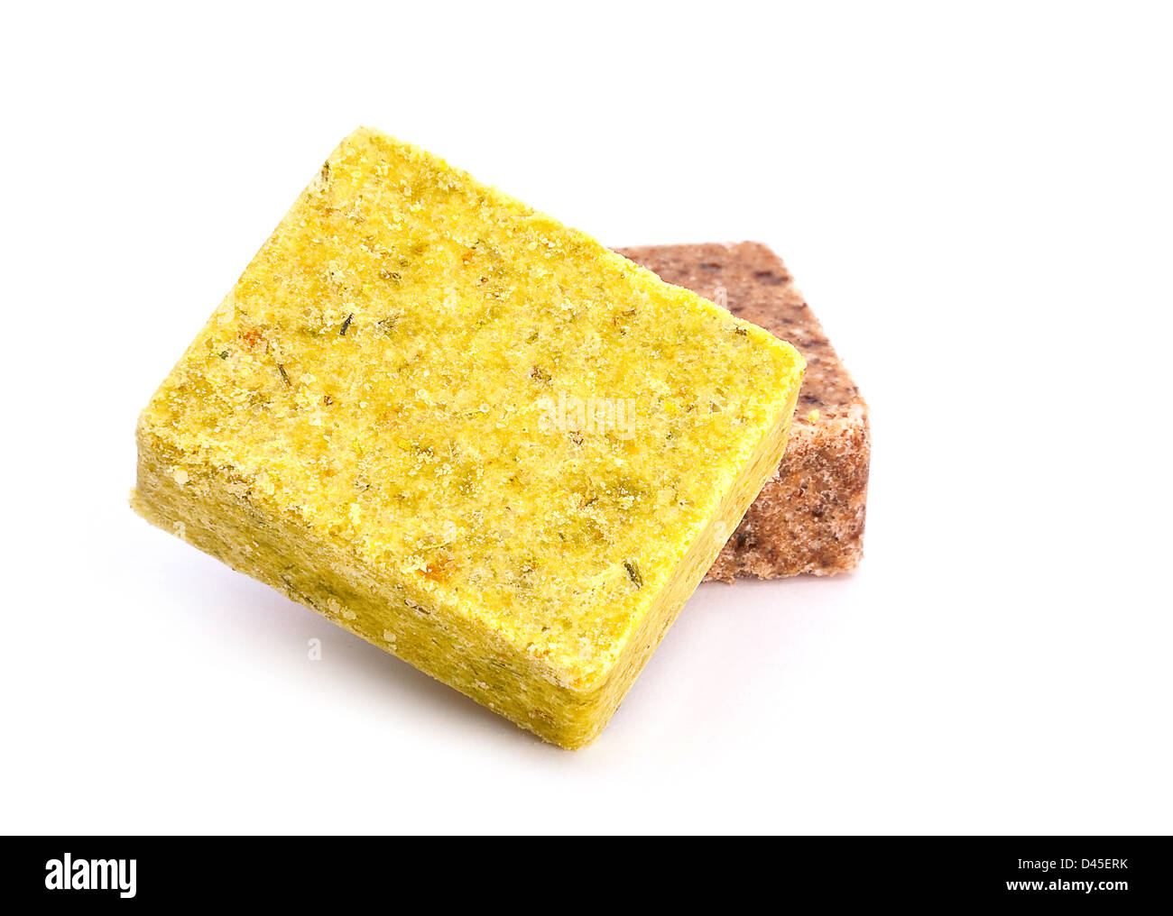 Concentrates veal and chicken flavor bouillon cube Stock Photo Alamy