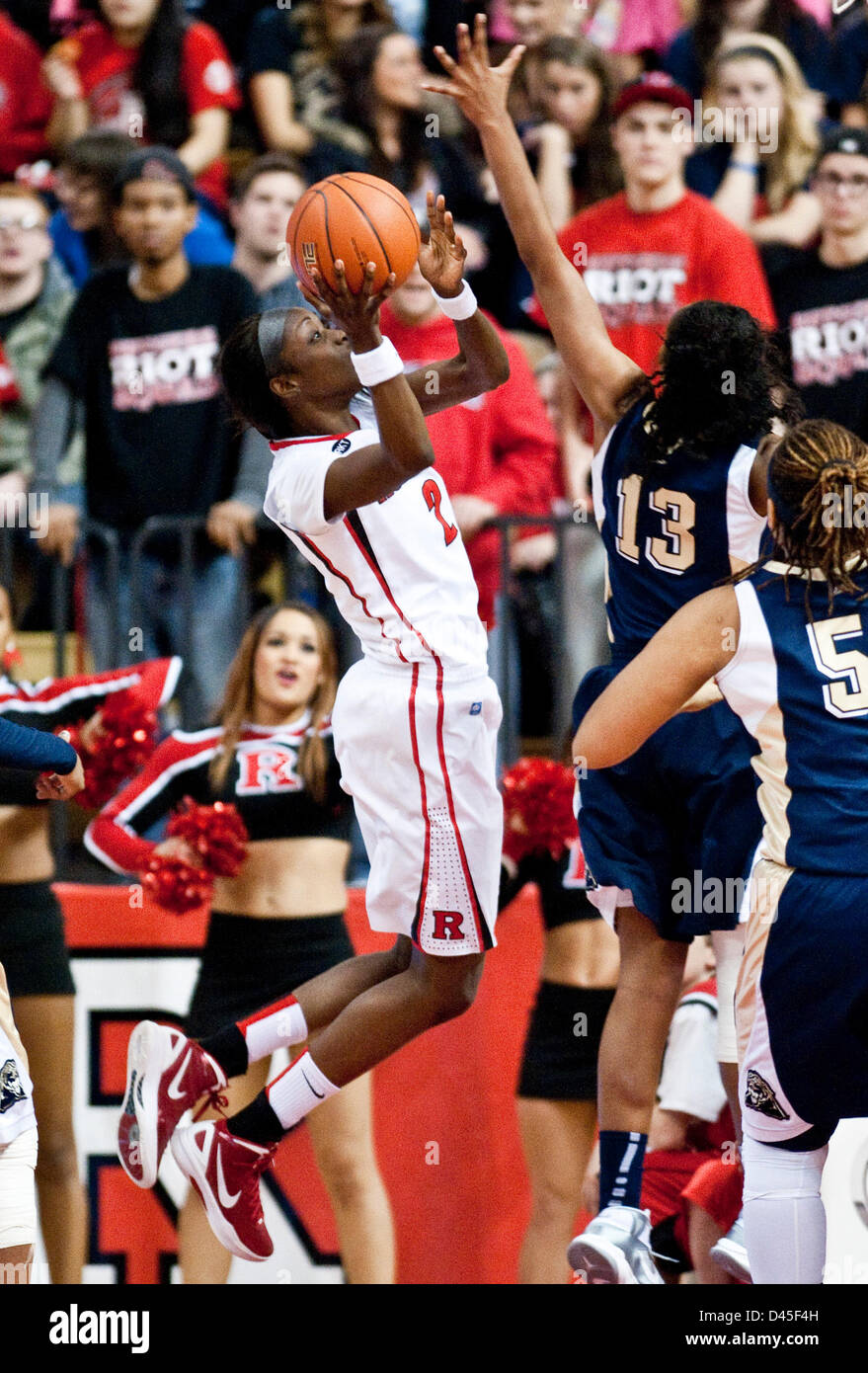 Piscataway, New Jersey, U.S. 4th March, 2013. Rutgers' forward Rachel