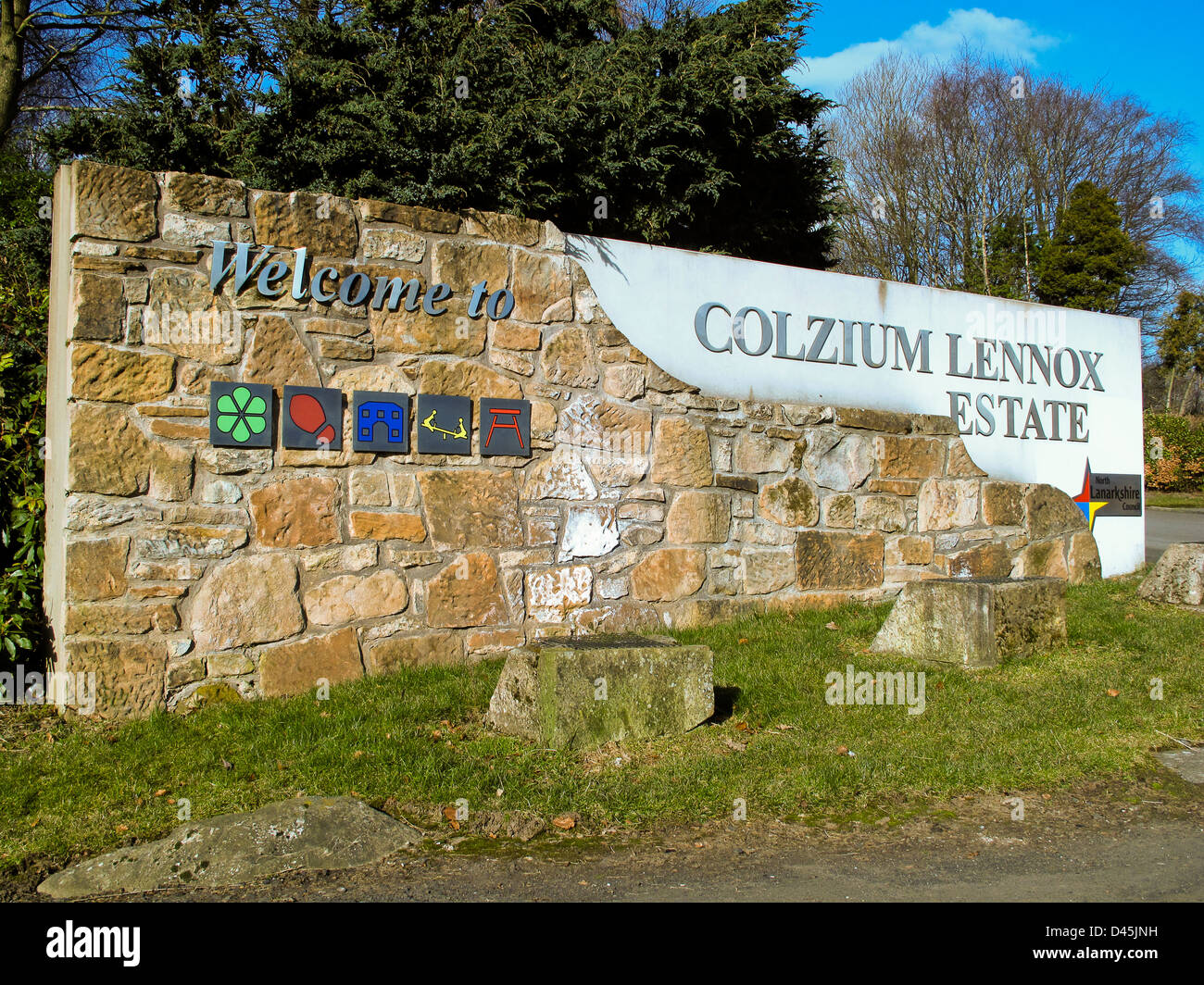 Colzium Lennox Estate Kilsyth near Glasgow Stock Photo