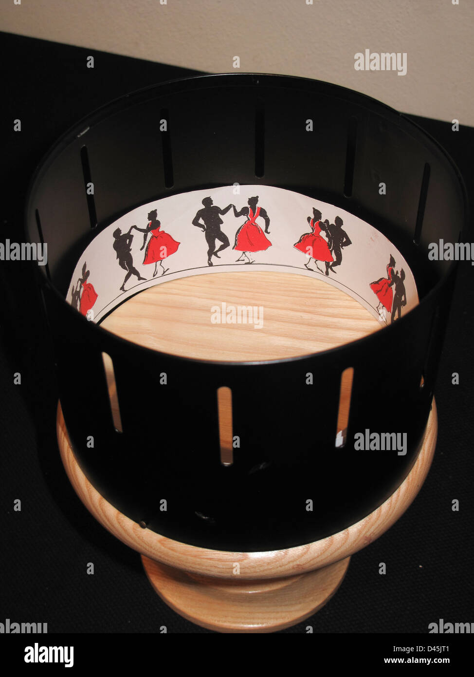 Reproduction Victorian zoetrope animation toy Stock Photo