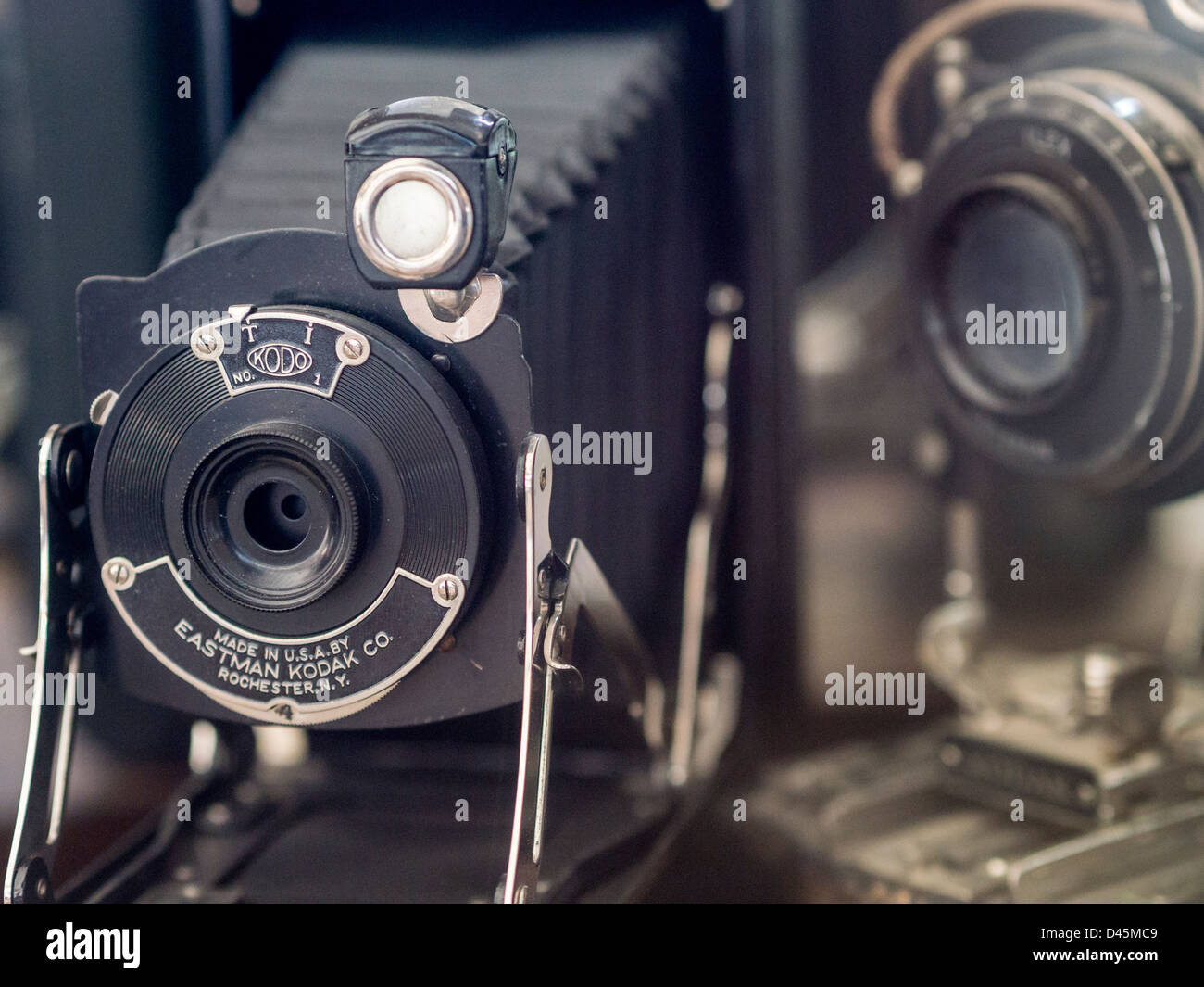 Kodak Kodo No 1 Camera. Early Eastman kodak folding camera Stock Photo