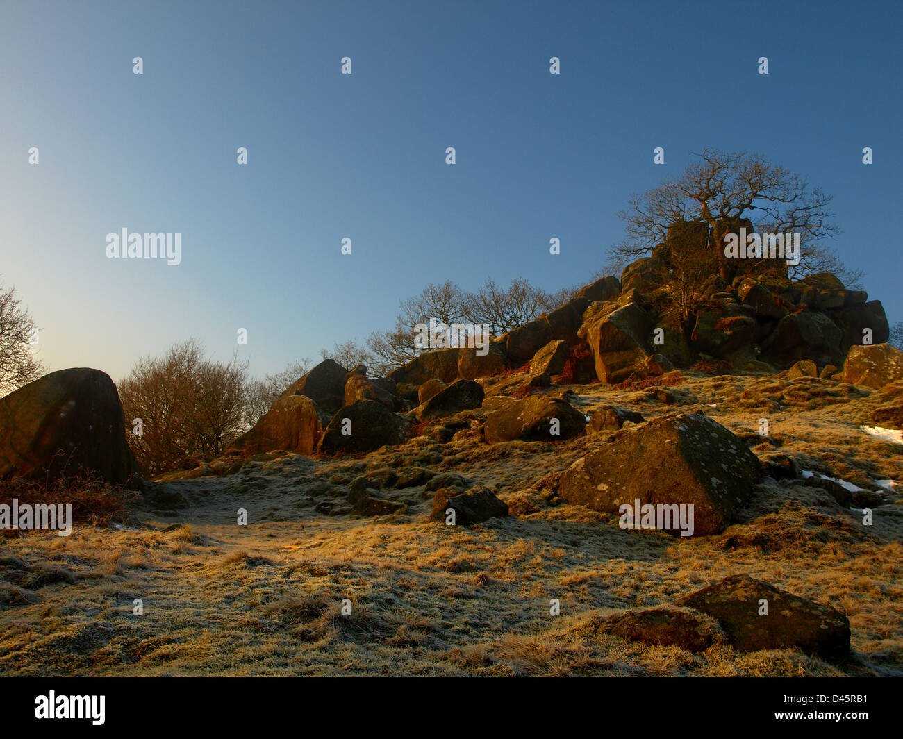 Robin Hoods Stride Peak District Derbyshire Stock Photo - Alamy