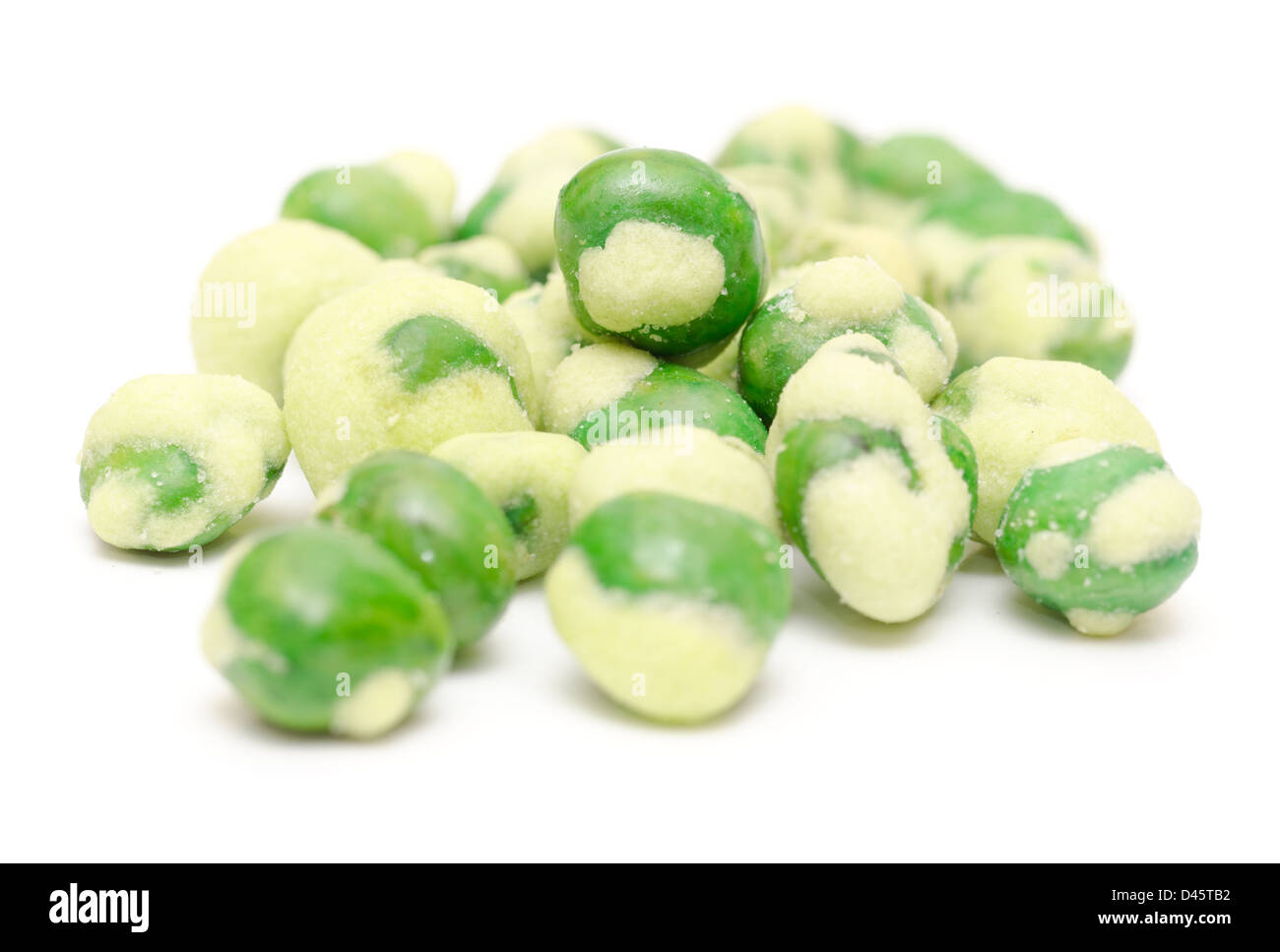 wasabi peas Stock Photo
